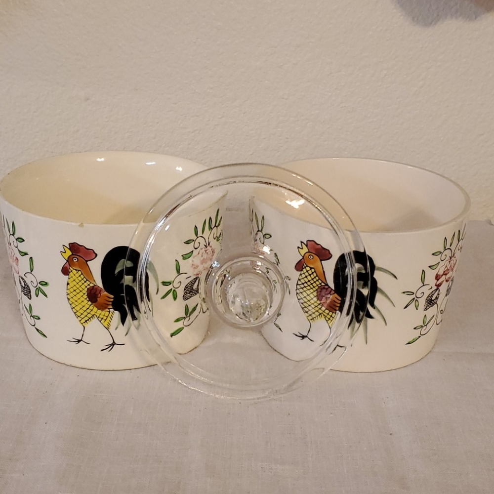 Vintage rooster dishes - Picture 2 of 4